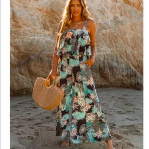 NWT Midnight in Paradise Palazzo Pant